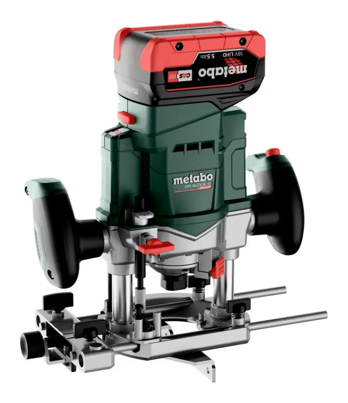 Metabo OFV 18 LTX BL 12 Akku-Oberfräse 2 x 5,5 Ah LiHD in metaBOX 340 Markenprodukt