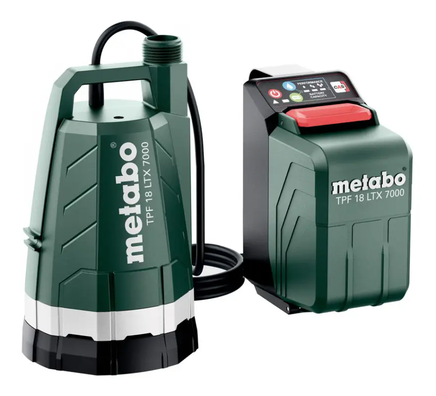 Metabo TPF 18 LTX 7000 Akku-Tauch- und Regenfasspumpe Ohne Akku im Karton Sofort Bestellen