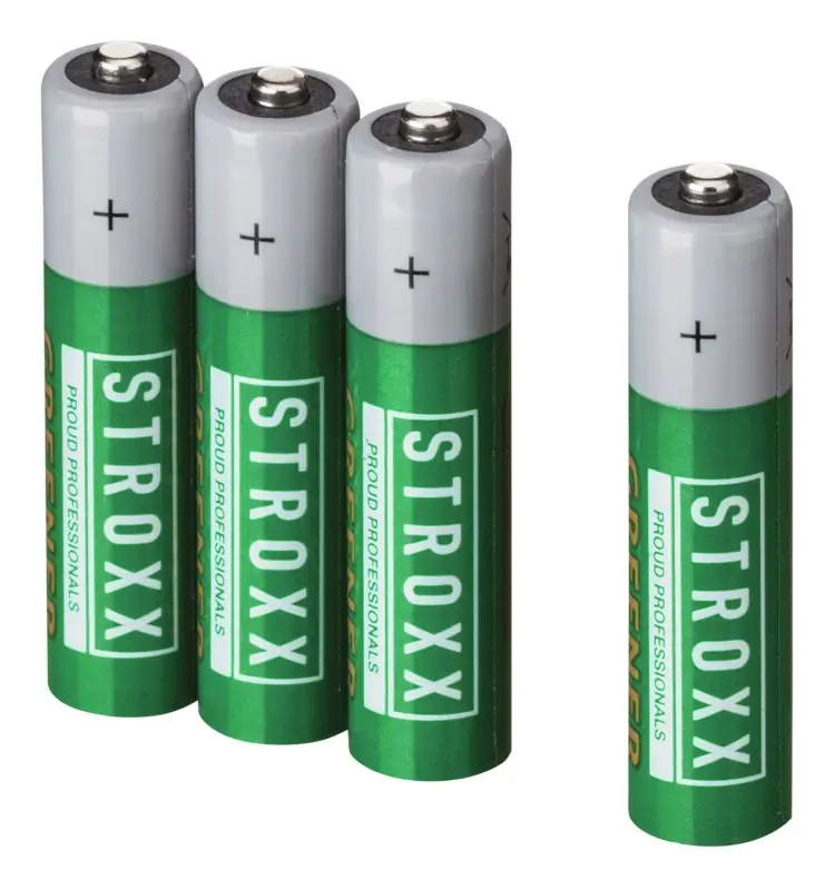 Stroxx Akku/Batterie wiederaufladbar, AAA, 4 Stück Neue Kollektion