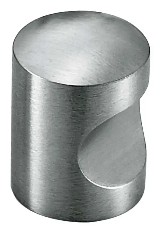 Stroxx Möbelknopf zylindrisch, mit Mulde, 26 x 15 mm, Edelstahl matt Jetzt Bestellen
