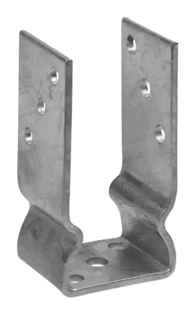 Stroxx Pfostenlasche U-Form zum Aufdübeln, für Pfosten 120 mm, feuerverzinkt Knallerangebot