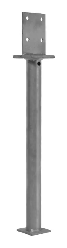 Stroxx Pfostenträger T-Form mit Rohrdolle 500 mm, feuerverzinkt Beliebt