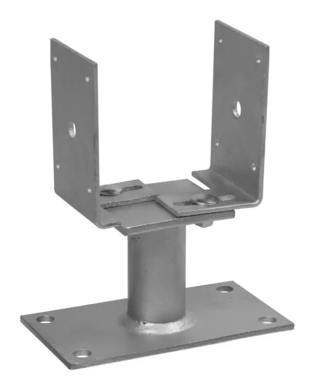 Jetzt Kaufen Stroxx Pfostenträger U-Form, Höhe 150 mm, für Pfosten von 80 - 160 mm, feuerverzinkt
