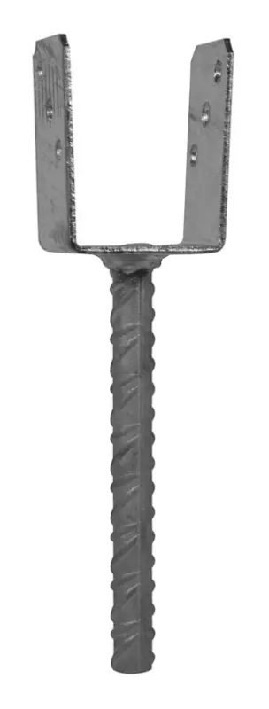 Stroxx Pfostenträger U-Form mit Riffeldolle 250 mm, für Pfosten 80 mm, feuerverzinkt Top-Angebot