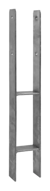 Neue Kollektion Stroxx Pfostenträger H-Form, für Pfosten 120 mm, Länge 800 mm, schwere Ausführung, feuerverzinkt