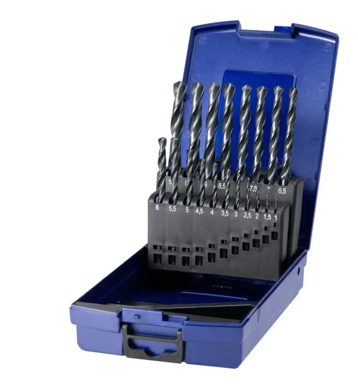 Heißes Angebot Stroxx Spiralbohrerkassette HSS DIN 338, rollgewalzt, Ø 1-10 mm, 19-teilig
