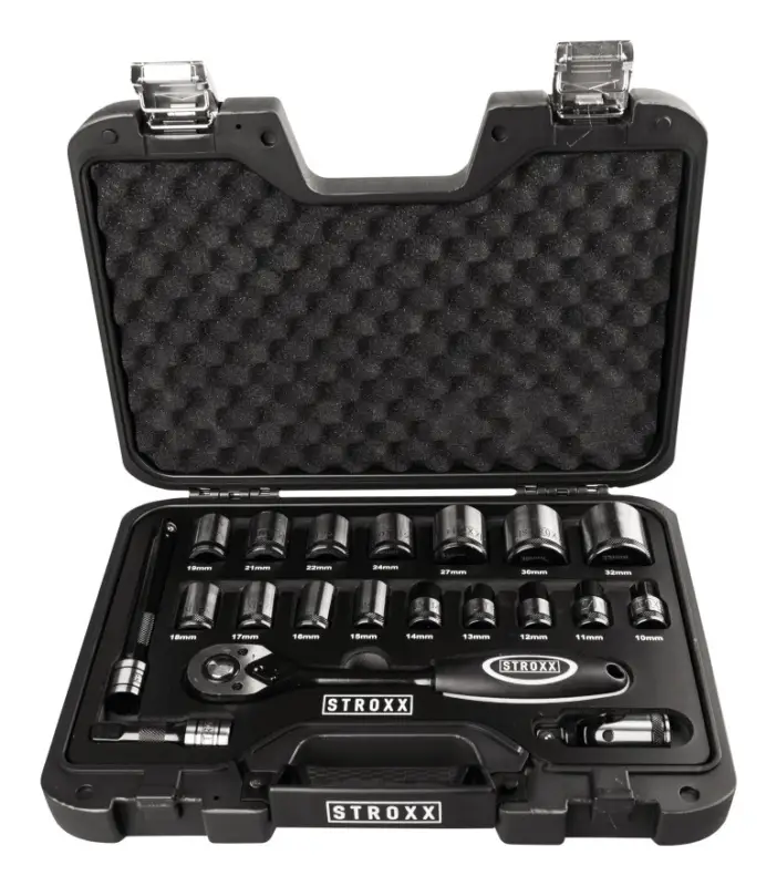 Stroxx Steckschlüssel-Satz 1/2", 20-teilig Saisonangebot