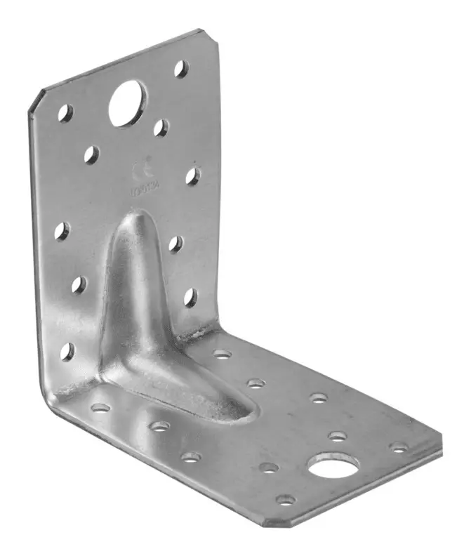 Must-Have Stroxx Winkelverbinder mit Steg, 105 x 105 x 90 mm, Stahl sendzimirverzinkt