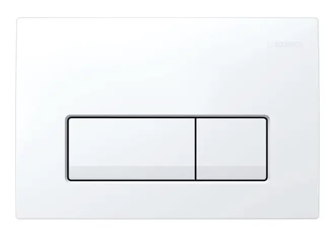 Geberit Delta50 Betätigungsplatte für 2-Mengen-Spülung Tastenform eckig - Weiß Online Kaufen