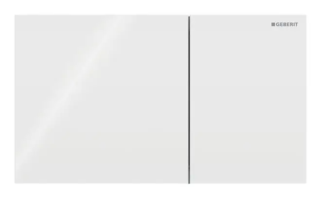 Geberit Sigma70 Betätigungsplatte für 2-Mengen-Spülung Tastenform eckig - Weiß Nur Heute