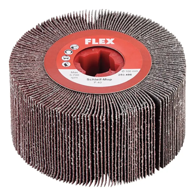 Jetzt Kaufen Flex Schleif-Mop Korn P 80 Breite 100 mm