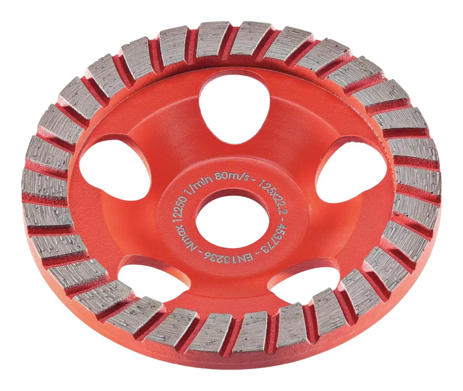 Finale Aktion Flex Turbo-Jet II D125 22,2 Diamantschleifteller Turbo-Jet II Dm. 125 mm