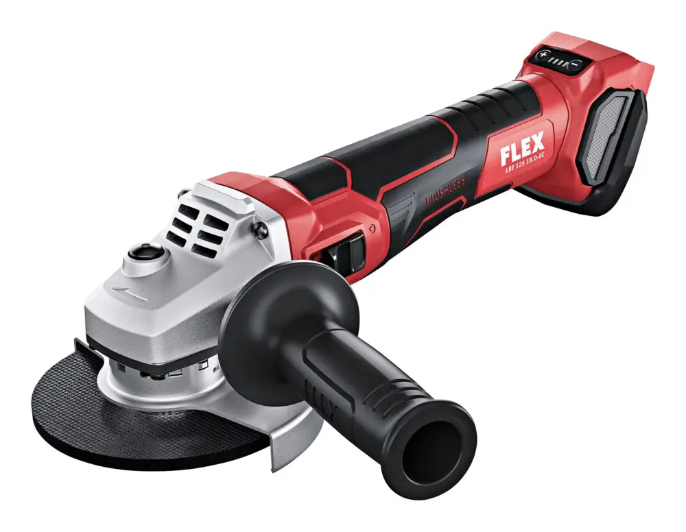Expressversand Flex LBE 125 18.0-EC C Akku-Winkelschleifer mit variabler Drehzahl und Bremse 18 V ohne Akku im Karton