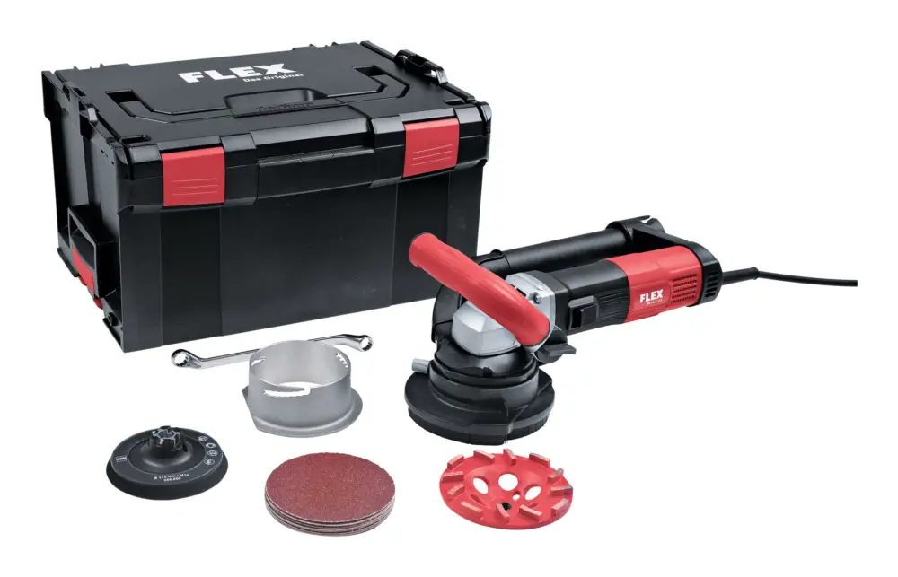Flex RE 16-5 115 Kit E-Jet RETECFLEX das Universalwerkzeug zum Sanieren, Renovieren und Modernisieren mit Kit inkl. Diamantschleifteller Estrich-Jet in L-BOXX® Direkt Vom Hersteller