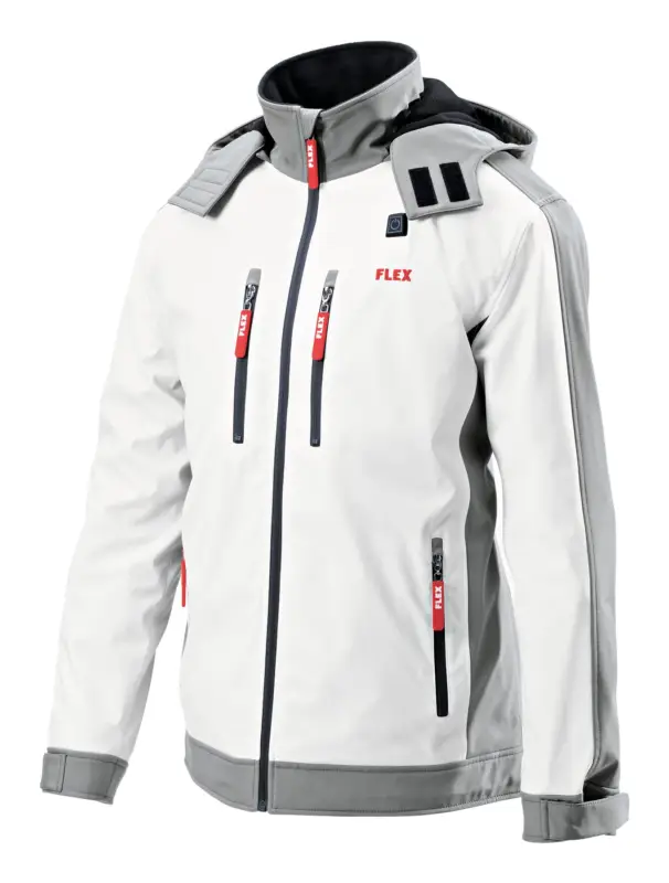 Flex Akku-Heizjacke Men Softshell ohne Akku Größe XL Weiß Jetzt Kaufen