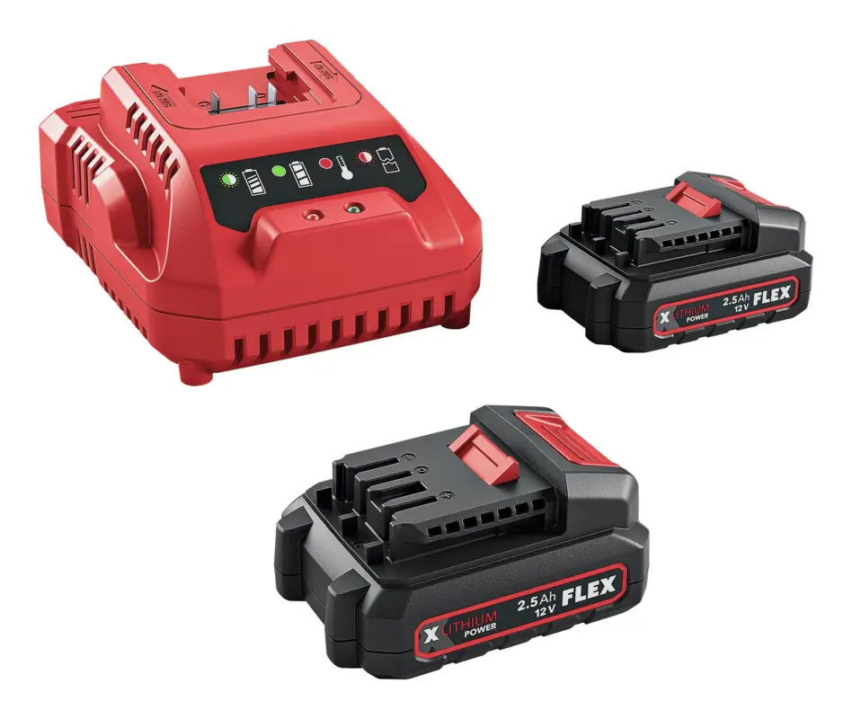 Preisreduziert Flex P-Set 12-22 Q Power 12-22 Q Akku-Starter-Set 12 V (2 x Akku 2,5 Ah + Ladegerät)