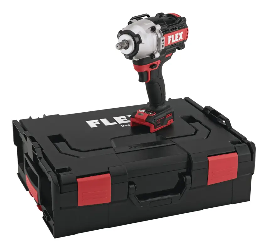 Flex IW 1/2" 1500 18-EC Akku-Schlagschrauber 18 V ohne Akku max. Drehmoment 1500 Nm in L-BOXX® Must-Have