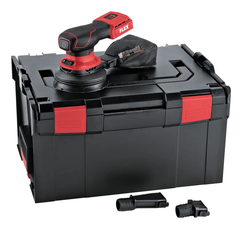 Neue Kollektion Flex ORE 2-125 18-EC Akku-Exzenterschleifer mit Drehzahlregelung 18 V ohne Akku in L-BOXX®