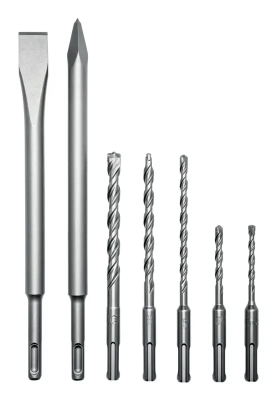 Schneller Versand Flex Hammerbohrer- / Meißelset SDS-plus Xtreme
