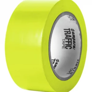 A.M.P.E.R.E. Traffic Tape Standard 0,15 mm Dicke 50 mm x 33m Gelb Nur Für Kurze Zeit