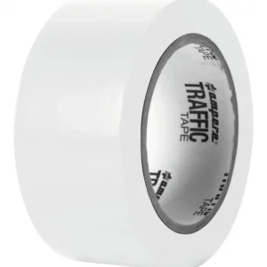 A.M.P.E.R.E. Traffic Tape Standard 0,15 mm Dicke 50 mm x 33m Weiß Garantierte Lieferung