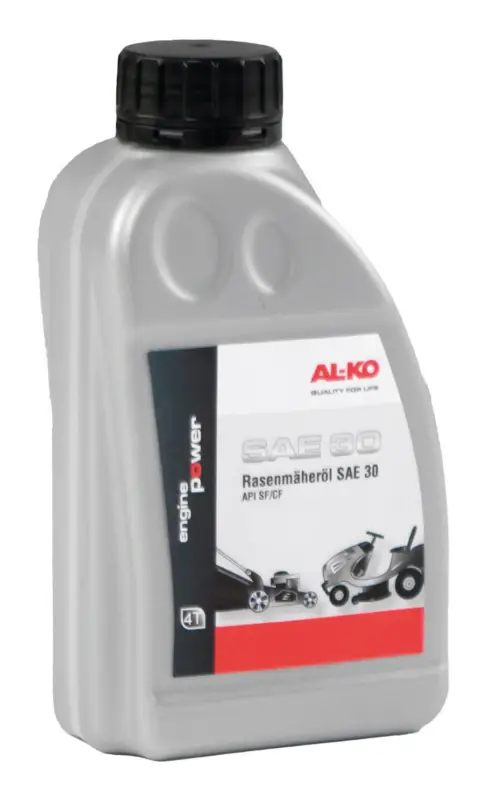 AL-KO 4-Takt Rasenmäheröl SAE 30, 0,6 Liter (Verpackungseinheit 12 Stück) Neue Kollektion
