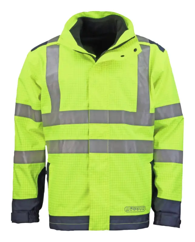 Asatex Multinorm-Parka 3850G gelb/blau, Reflex, Größe 3XL Größe 3XL Sale