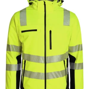 Asatex Softshelljacke Trendline PTW-SP, Größe L gelb/schwarz Größe L Ausverkauf