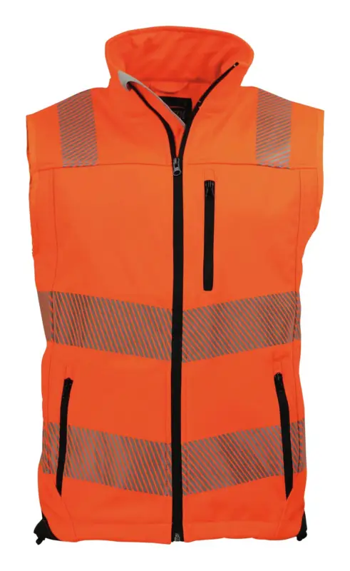 Asatex Warnweste, Größe 2XL orange/schwarz Größe 2XL Highlight