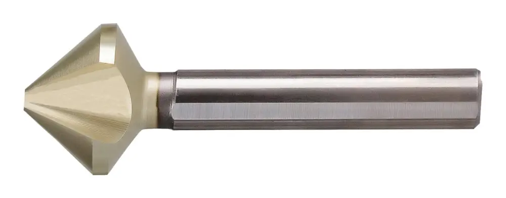 Beck Kegelsenker ungleiche Teilung HSS ZrN 90 Grad 10,4 mm 3-Flächenschaft Billig