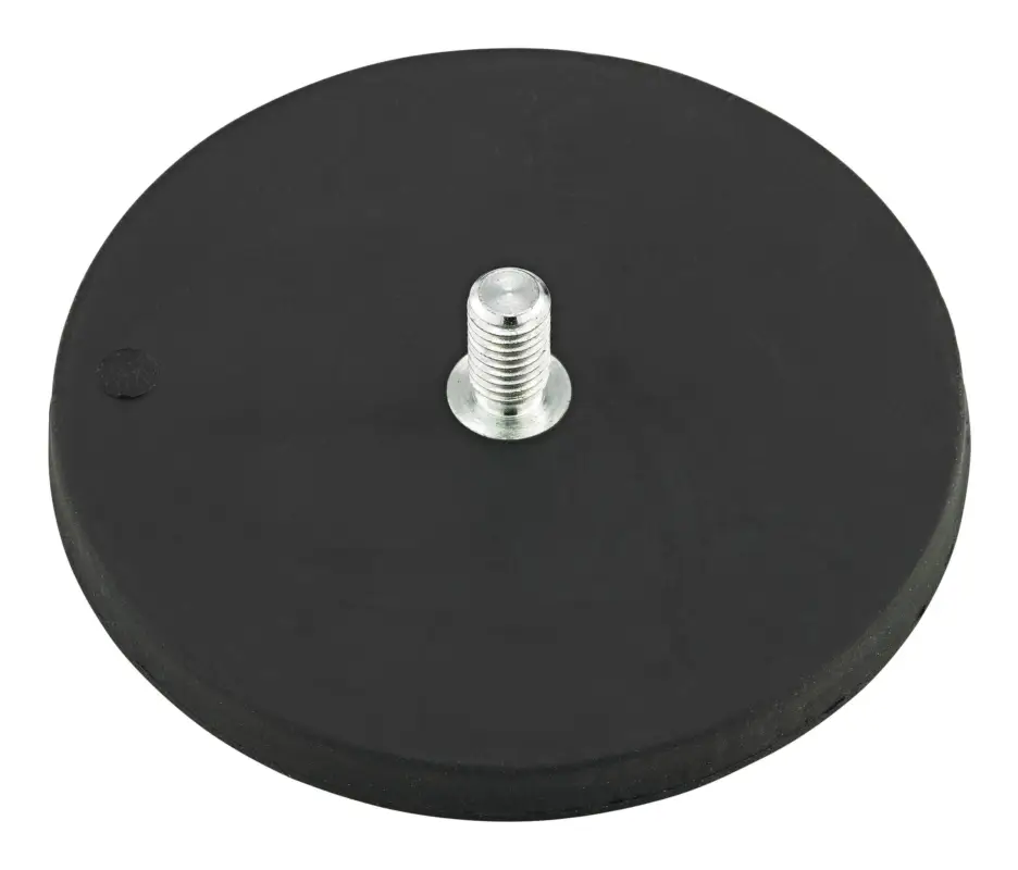 Direktkauf Beloh Neodym-Magnet-Flachgreifer Gummi 88 mm mit Innengewinde M8