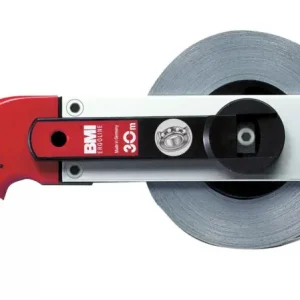 Abverkauf BMI Rahmenbandmaß Stahl weiß 30 m x 13 mm Maßanfang A Flextop Ergoline