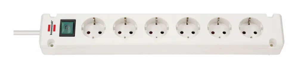 Brennenstuhl Bremounta Steckdosenleiste 6-fach 3m Kabel - Weiß Top-Preis