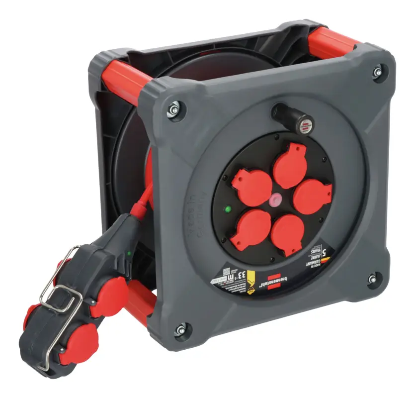 Neu Im Sortiment Brennenstuhl Kabeltrommel Powerblock H07BQ-F3G1,5 33+5 m professional