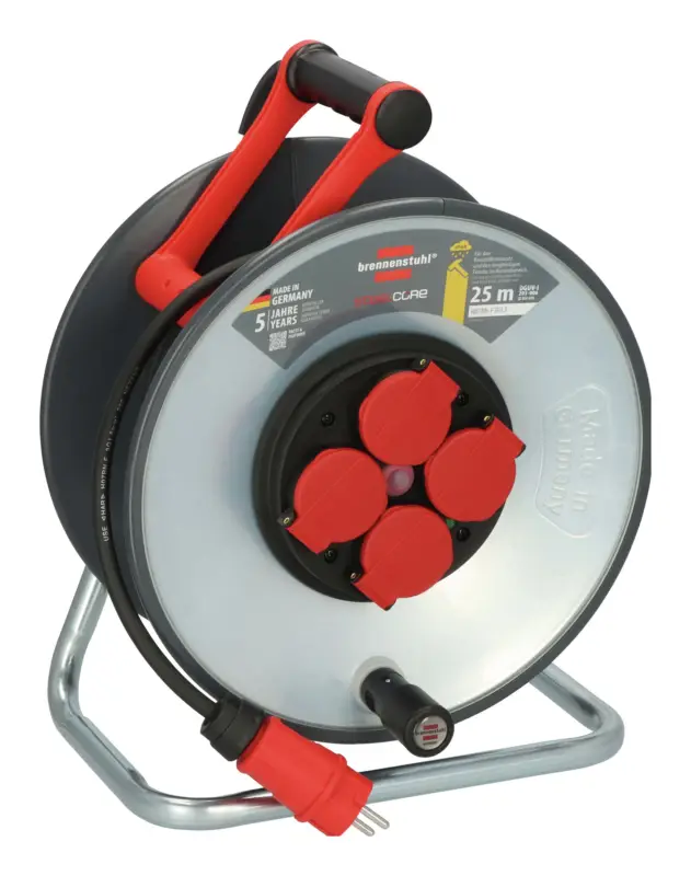 Beliebt Brennenstuhl Kabeltrommel Stahlkern H07RN-F3G1,5 25m professional