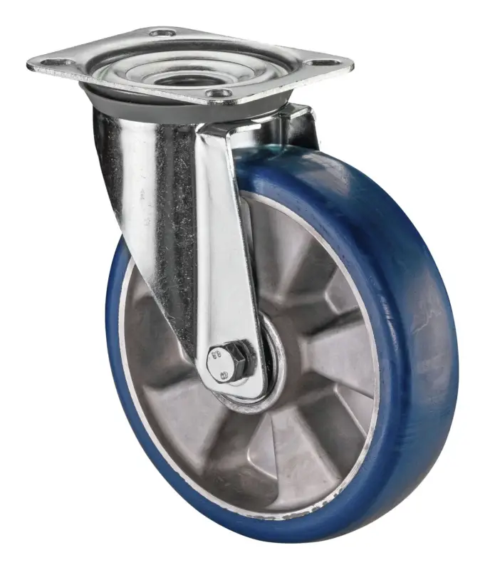 BS Rollen Lenkrolle L400.B92 Rad Ø 100 mm 160 kg, Stahl verzinkt Geprüft