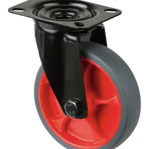 Beliebt BS Rollen Lenkrolle L800.B44.126.03 mit Platte, Ø 100 B 32 mm, 120 kg TPR