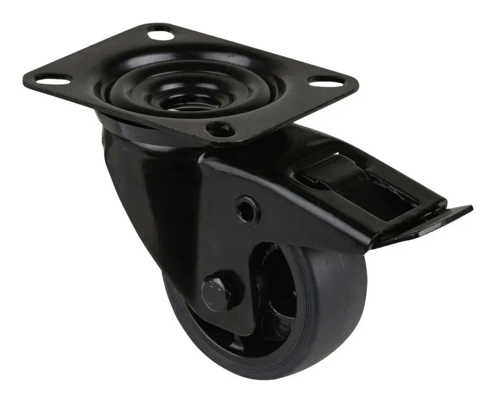 Meistverkauft BS Rollen Lenkrolle L820.B44.081.06 mit Platte, Ø 80 B 32 mm, 100 kg TPR