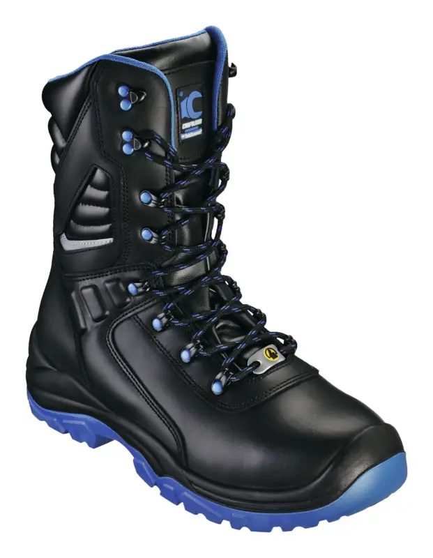 Highlight Craftland Hochstiefel Torgau Schwarz/blau, S3S SR ESD Größe 42 (Verpackungseinheit 1 Paar)