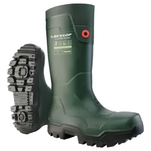 Dunlop FieldPro Stiefel Thermo + Green, CI CR SR F0 LG, S5L, Größe 38 Purofort (Verpackungseinheit 1 Paar) Ausverkauf