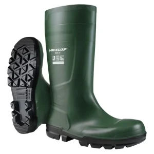 Neuheit Dunlop Sicherheitsstiefel Work-It FullSafety Heritage Green PVC SR LO LG, S5, Größe 43 (Verpackungseinheit 1 Paar)
