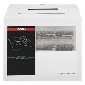 Preis Gesenkt E-Coll Wischtuch Softvlies Extreme Spenderbox "toGo" 80 Tücher 30 x 38 mm weiß