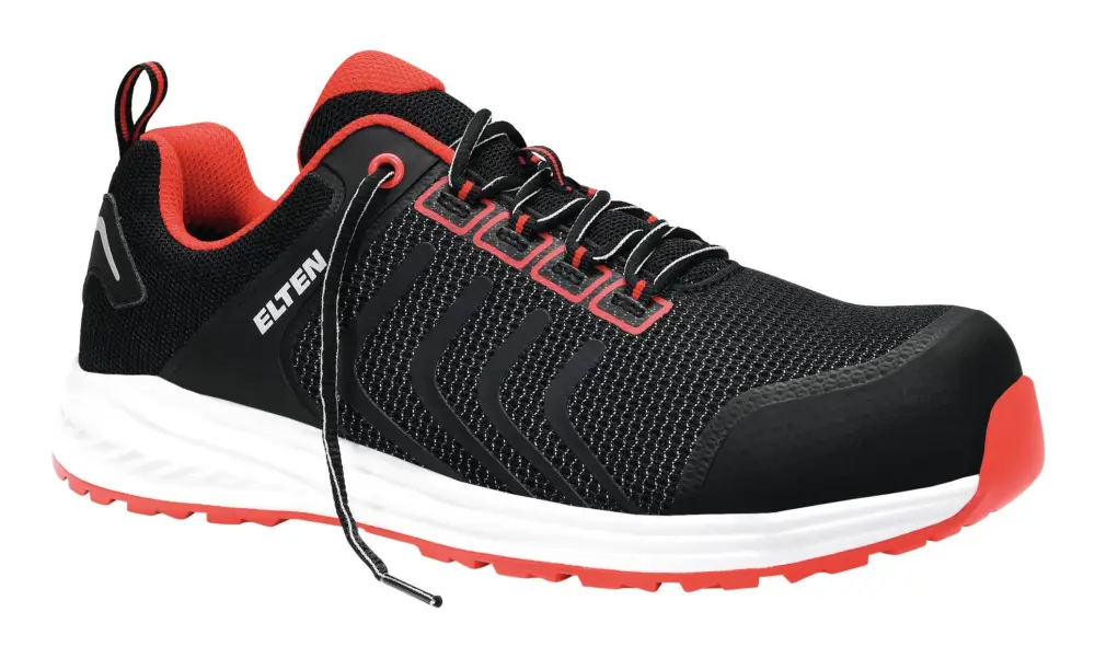Sichere Zahlung Elten Sicherheitshalbschuh 720831 LIVAS Low schwarz-rot, S1P ESD Größe 38 (Verpackungseinheit 1 Paar)