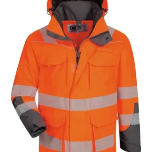 Elysee Warnschutzparka Herwin orange/grau Größe XL Must-Have