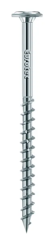 Günstig Eurotec Holzbauschraube Paneltwistec A2, Tellerkopf TX40 8 x 100 mm Edelstahl (Verpackungseinheit 50 Stück)