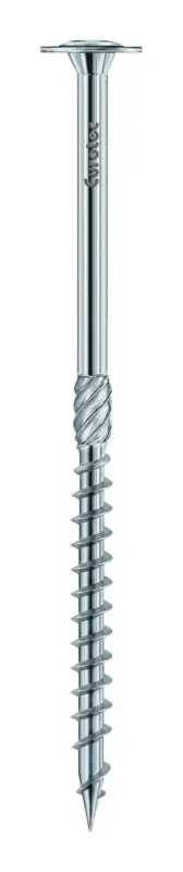 Eurotec Holzbauschraube Paneltwistec AG, Tellerkopf blau verzinkt TX5010 x 440 mm Stahl (Verpackungseinheit 25 Stück) Sofort Bestellen