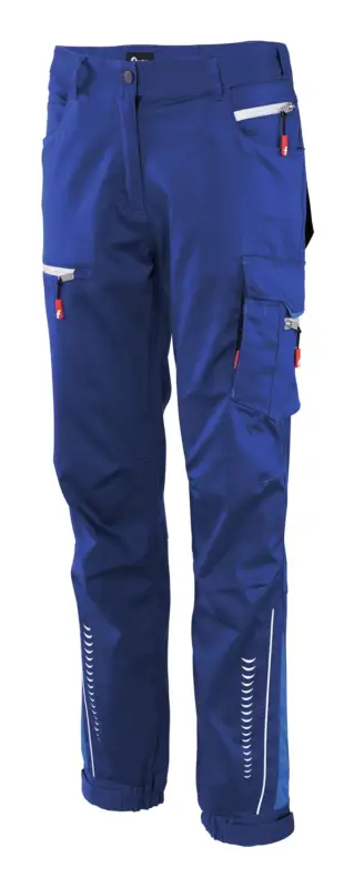 Expressversand Fortis Damen-Cargohose Flex kornblau/schwarz/blau Größe 36