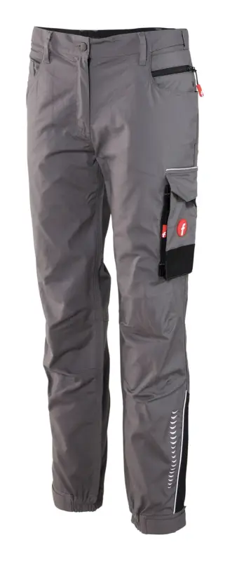 Fortis Damen-Cargohose Performance grau/schwarz Größe 48 Expressversand