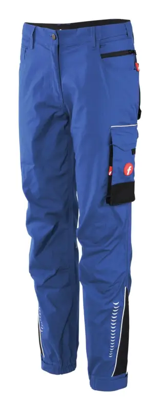 Fortis Damen-Cargohose Performance kornblau/schwarz Größe 54 Abverkauf