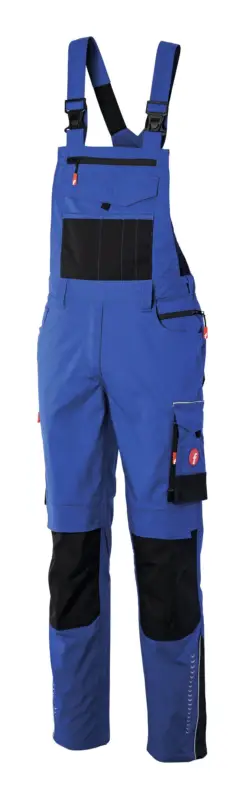 Fortis Damen-Latzhose Performance kornblau/schwarz Größe 36 Jetzt Kaufen